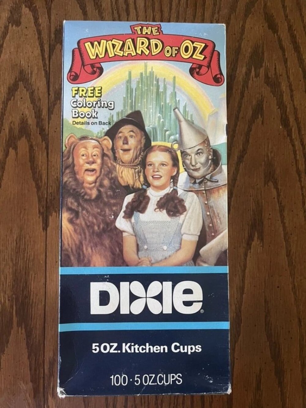 Dixie Cups The Wizard of Oz 5oz Kitchen Cups Vintage Box of 100 new/sealed